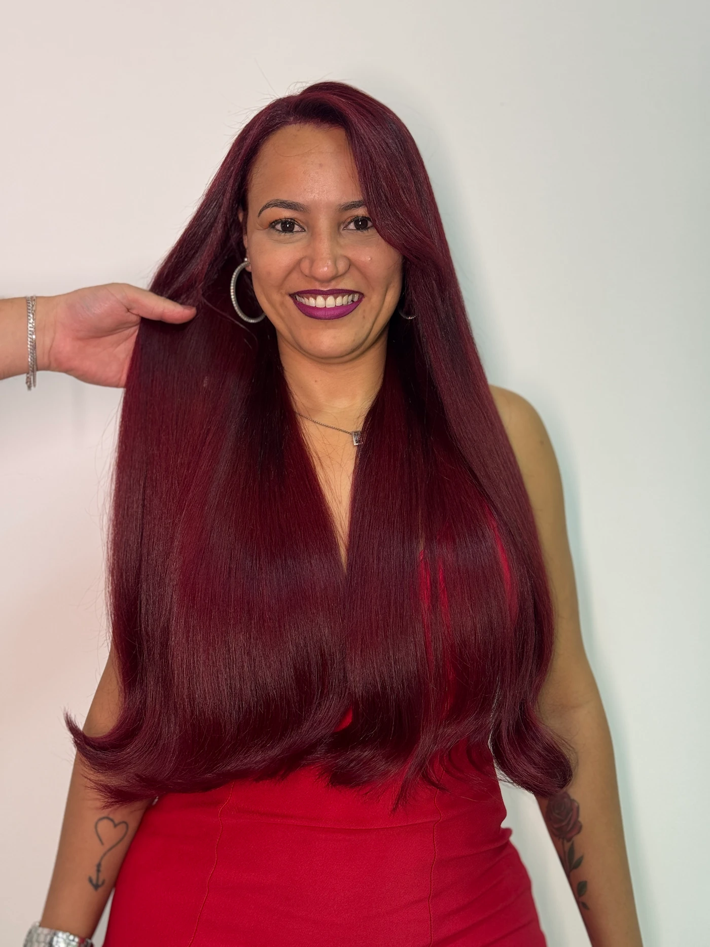Resultado de Mega Hair realizado no Romana Hair Studio