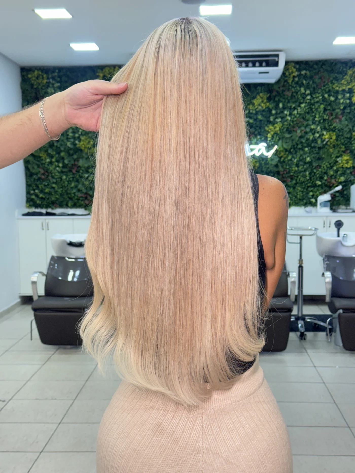 Transformação com Mega Hair na Vila Romana
